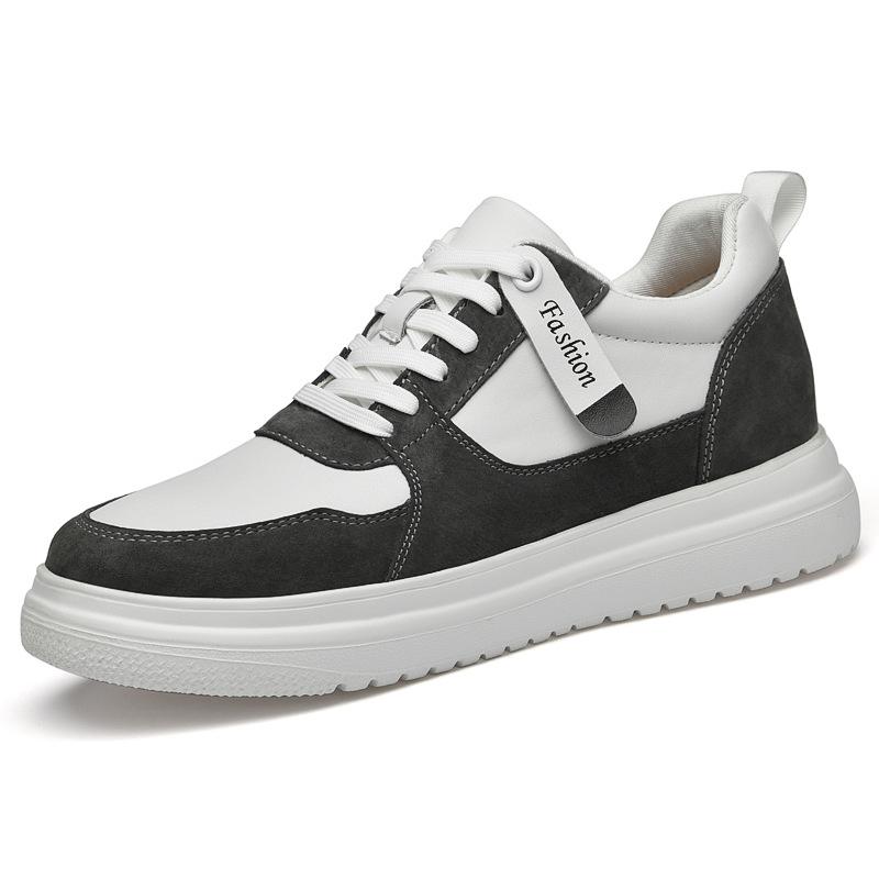Invisible inner heightening men's shoes 8CM sports shoes breathable British heightening shoes men's 6 casual board shoes
