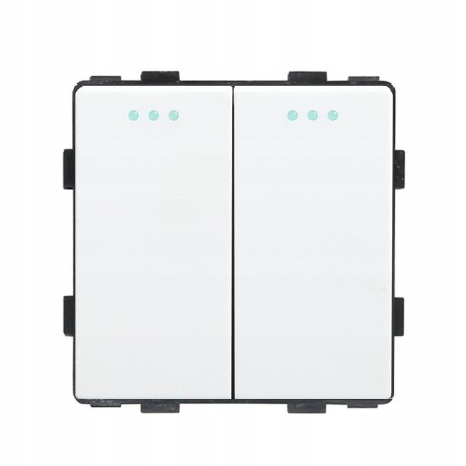 Light switch 2P mechanical insert white RTX SH