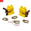Кирпичи MOC Фигурка 4 см Леггинсы из мягкой резины Аксессуары для оружия Строительные блоки Игрушки для детей Куклы Рождественские подарки