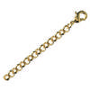 [L3861] - Gold Plated Extension Clasp - 6 Cm 5 Mm