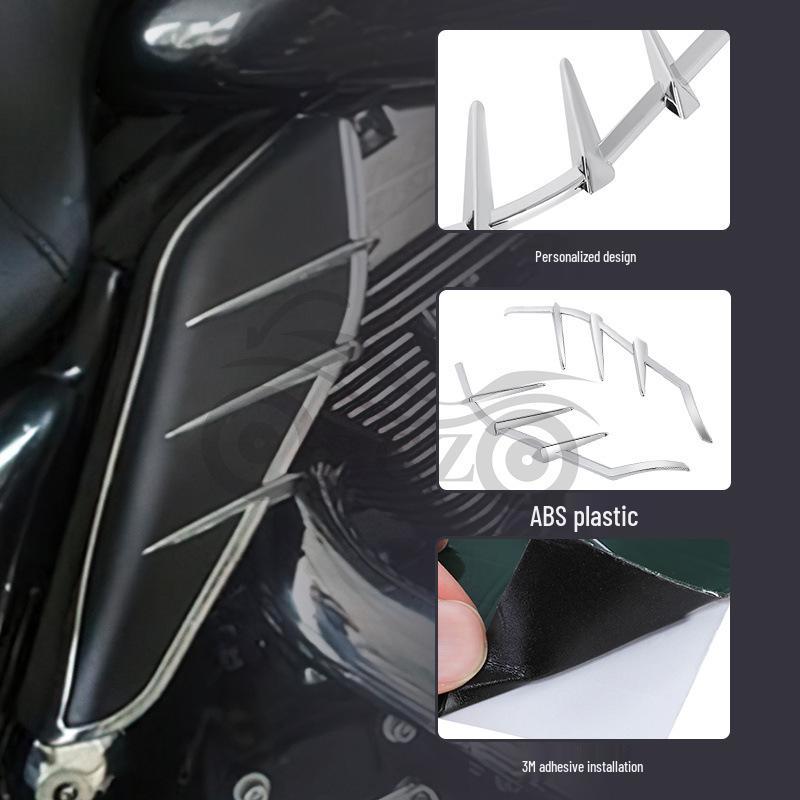 Harley Big Glide Модифицированные Теплозащитные Экраны Боковые Панели Двигателя