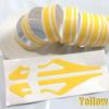 Fashion Racing Waist Line Car Body Decal Vinyl Sticker Pinstripe Steamline  Double Line Tape