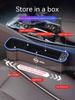 Car Seat Gap Slot Storage Box With Atmosphere lamp USB Charging Opel OPCline ASTRA CORSA INSIGNIA MOKKA VECTRA ZAFIRA GTC Tigra