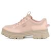 Fabric Minimalist Lace-Up Round-Toe Casual Shoes Women Shoes Rose-Nude 1136892-RYBG