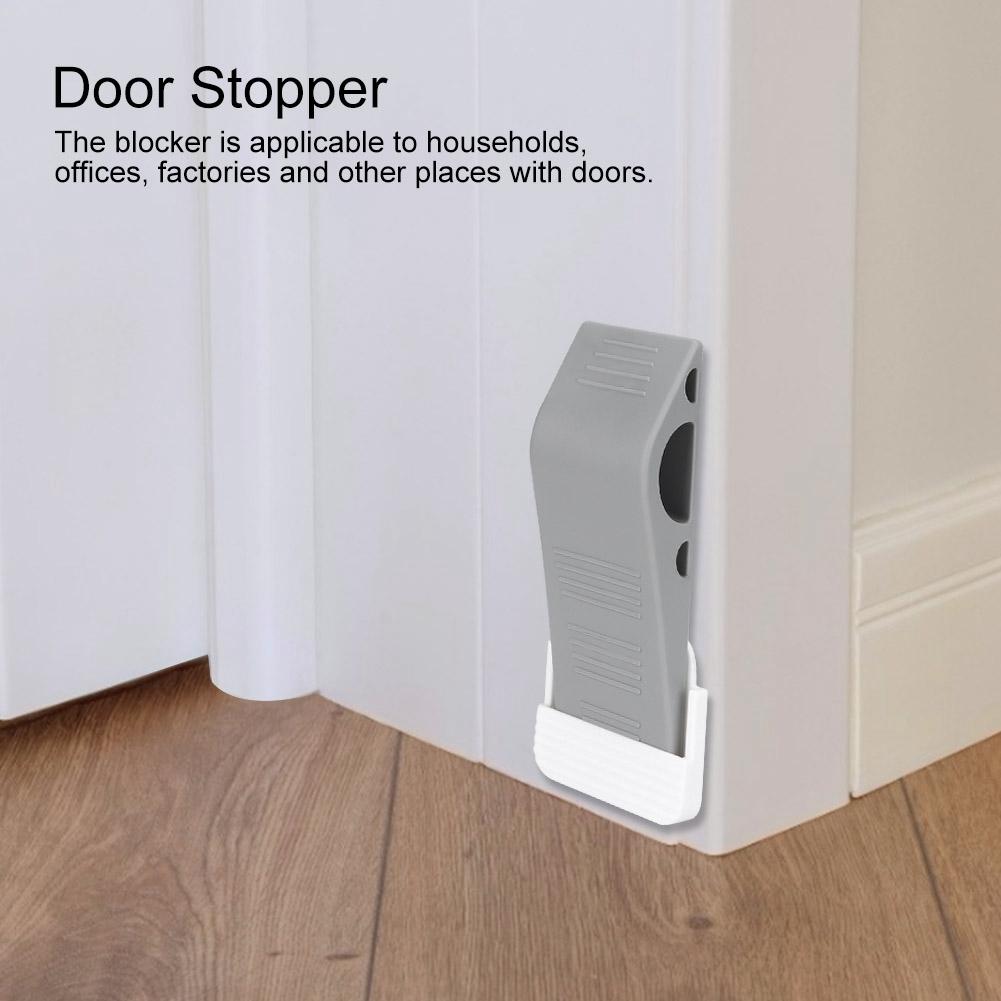 3 шт. Дверной стопор настенный дверной блокиратор детский протектор декоративный защитный гибкий резиновый стопор(# 1)