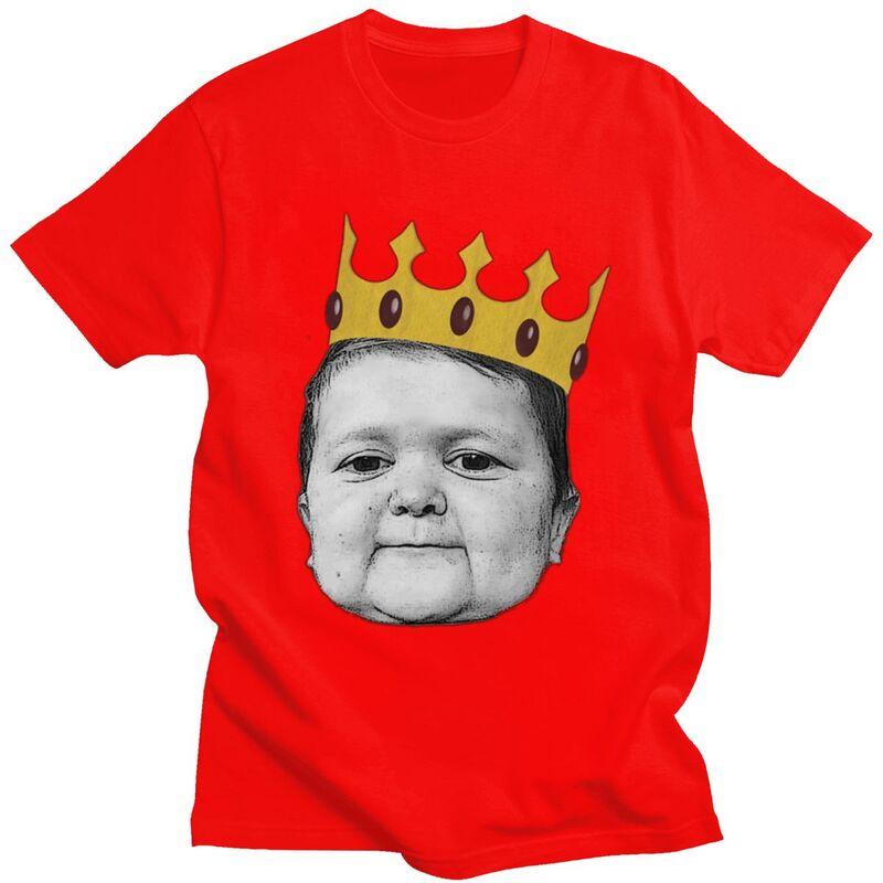Custom Hasbulla Magomedov Crown Meme T Shirt ShortSleeve Cotton Tshirt Leisure Hasbulla Fighting Meme Tees Slim Fit Clothing