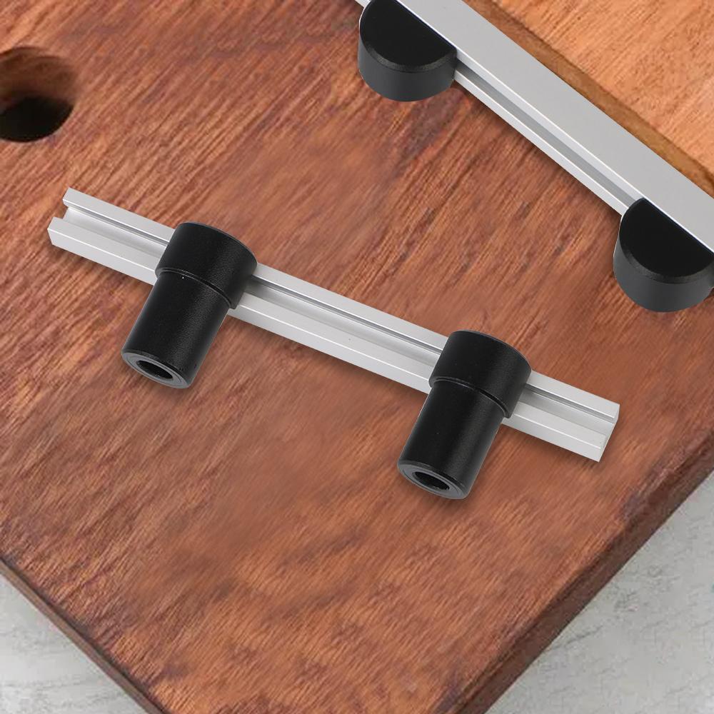 Для T-образной направляющей для деревообработки DIY 2 шт. стол для строгания упоры для верстака зажим для фиксации стола зажим для верстака для строгания упор перегородка