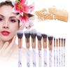 10PCS Makeup Brushes Tool Set Cosmetic Powder Eye Shadow Foundation Blush Blending Beauty Brush