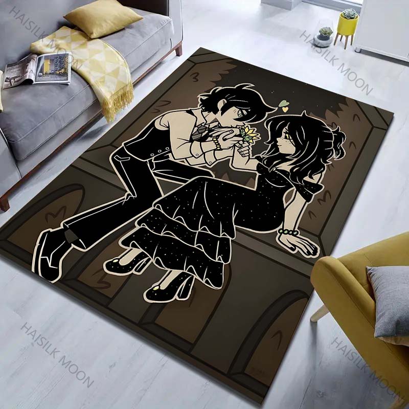 Гроб Энди и Лейли Печатный ковер для гостиной, спальни, украшения дома, нескользящий коврик для пола, современный ковер большого размера