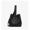 Vegetable Basket Bag Drawstring Bucket Bag Textured Commuter Versatile Shoulder Messenger Bag Women's Elegant Handbag