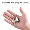 Stainless Steel Mini Folded Nail Clipper With Key Ring Handle Rotary Nail Clipper Nail Accessories And Tools Small Scissors