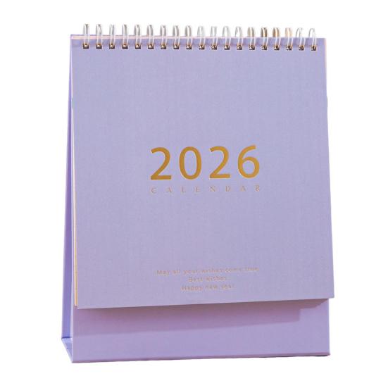 2026 Desk Calendar Retro Style Thick Paper Time Management Planner Home Office School Daily Schedule Planner