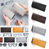 Solid Color Sunglasses Storage Bag with Keyring Hanging Sunglasses Eyewear Accessories