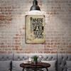 LEIZENTIN Vintage Tin Sign Guitar Where Words Fail Music Speaks Home Bar Poster Wall Decor Retro Metal Sign 8x12inch