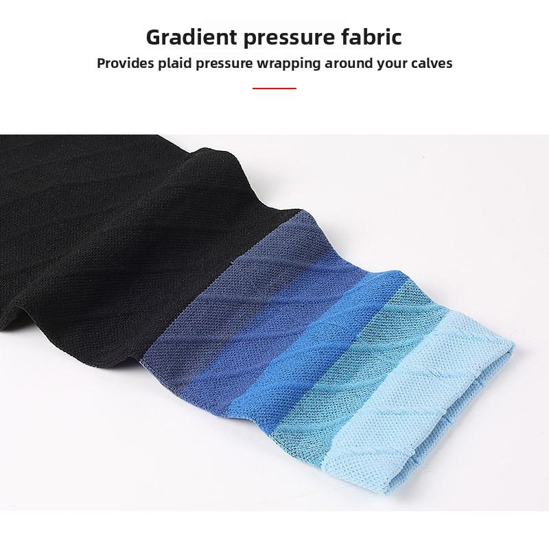 Фитнес Спорт Компрессионные Леггинсы для Ног Уличный Велоспорт Бег Компрессионные Носки Унисекс Влагоотводящие Дышащие Эластичные Носки-Чулки