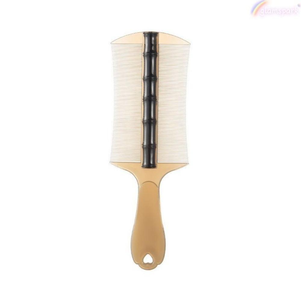 Портативная двусторонняя бамбуковая расческа от вшей Удаляет перхоть Кожа головы Сверхплотная очищающая расческа для кожи головы Профессиональная гладкая массажная расческа