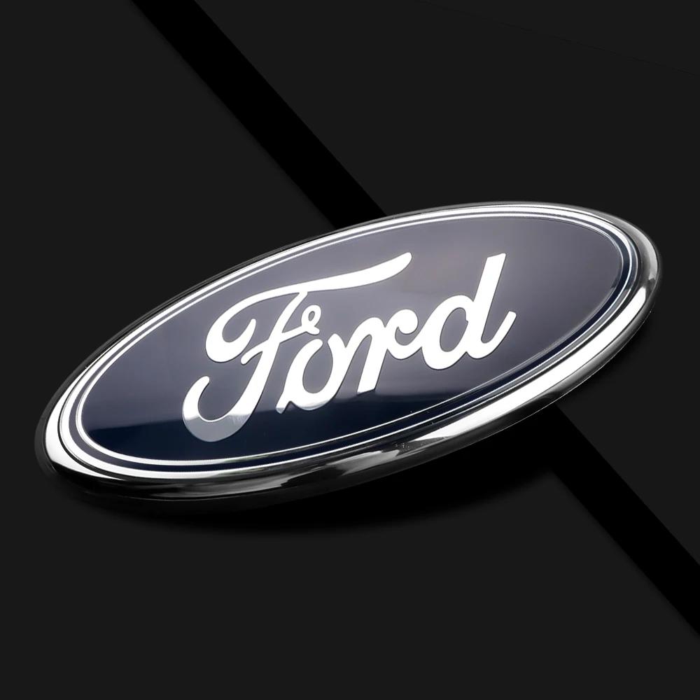 Горячая автомобильная наклейка Для Ford Новый автомобиль Передняя решетка радиатора Значок Автомобиль Задняя крышка багажника Замена эмблемы Аксессуары для доработки Для Ford Ranger