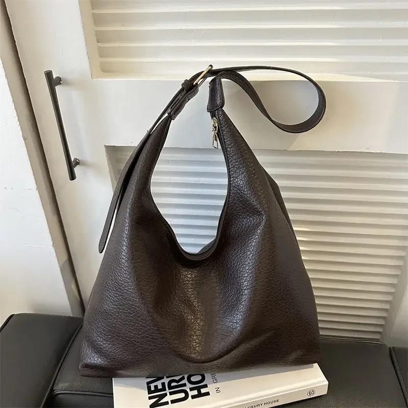 Fashion Leather Tote Bag for Women Trend Female Simple Large High Capacity Shoulder Bag Women Handbags Messenger Bags