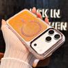 Luxury Bright Glitter Aesthetic For Magsafe Case for 17 16 14 15 13 Pro Max Shockproof Magnetic Wireless Charging Cover