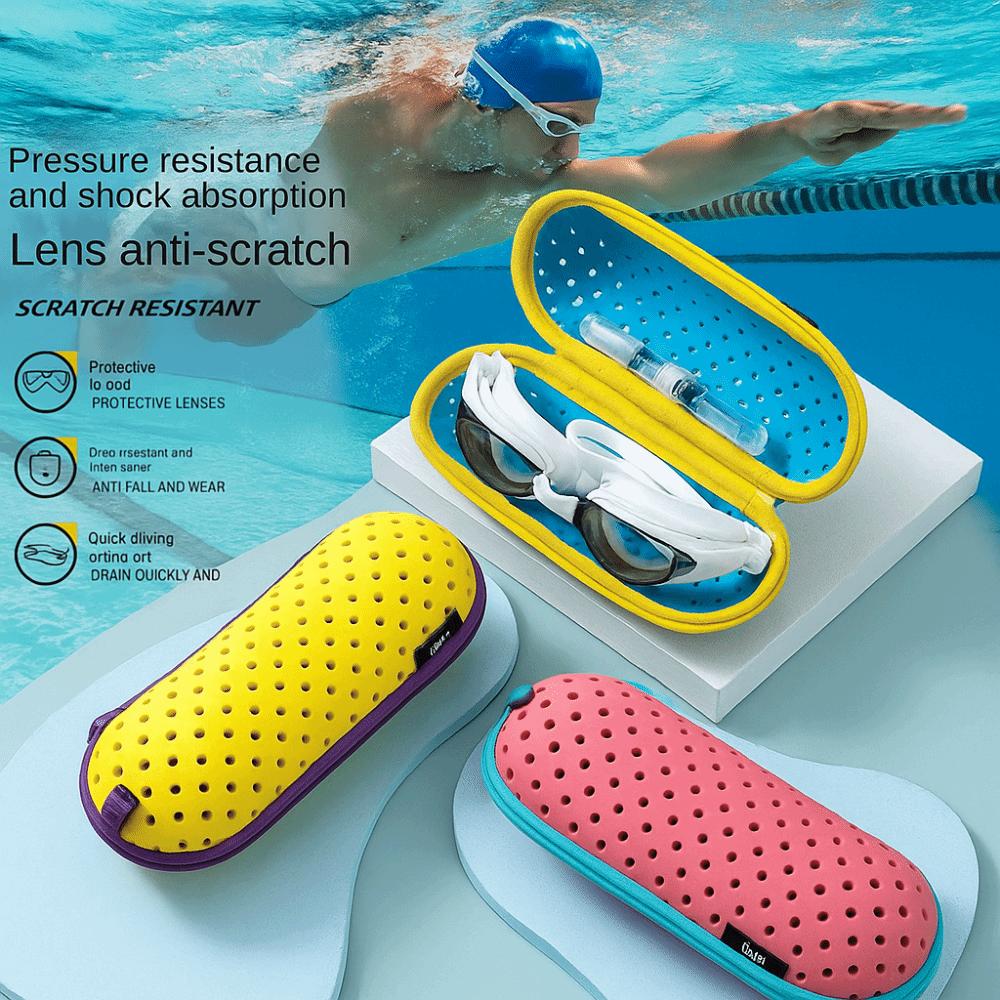 Hollow Swim Goggles Case Anti-Fog Protective Glasses Storage Box Fashion Eyeglasses Holder  Travel
