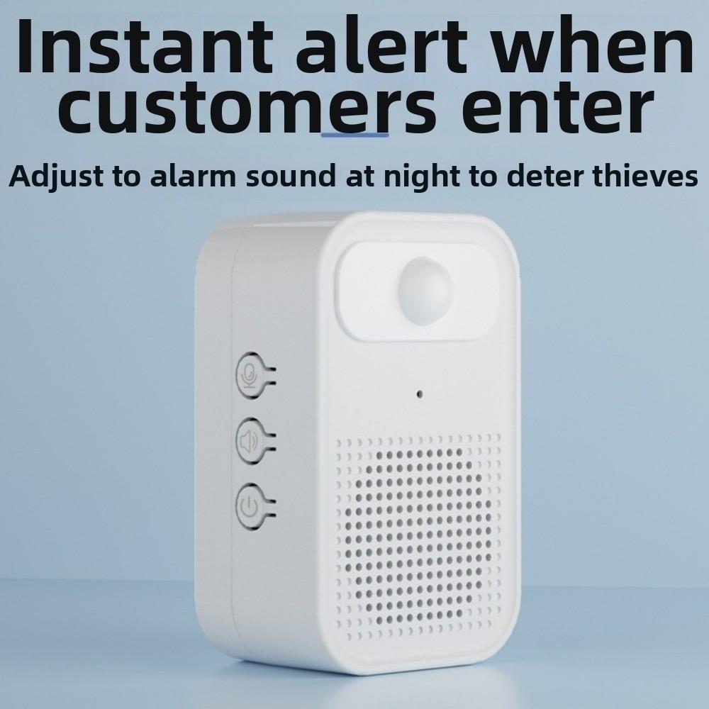 PIR Motion Detector Door Greeter Sensor Alarm Infrared Sensor Door Bell Chime Welcome Device