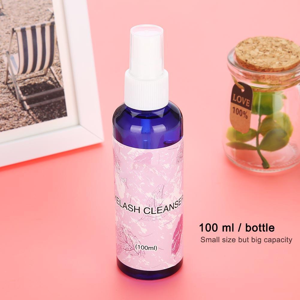 100 мл очиститель для ресниц Grafting Eyelash Cleaning Solution Spray Предварительная обработка для ресниц
