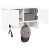 Wall Mounted Nightstand White 50 x 20 x 30 cm Engineered Wood