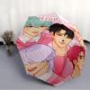 Personalized Name K-KPop Demon Hunters Print Umbrella - Automatic Open/Close, Eight-Rib Durable Frame, Automatic Folding Umbrella