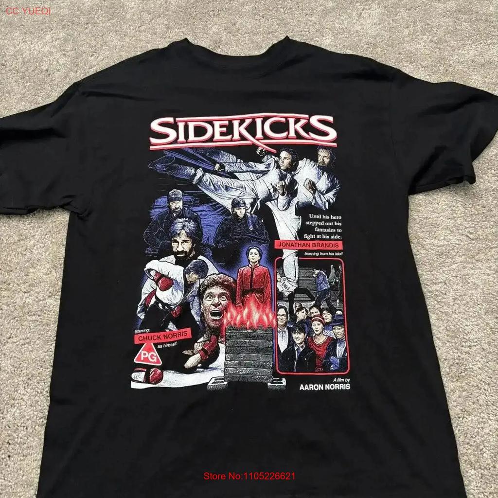 Sidekicks 1992 Chuck Norris Movie T Shirt Size Large Vintage Graphic Stretched Breathable Comfortable Streetwear Stylish