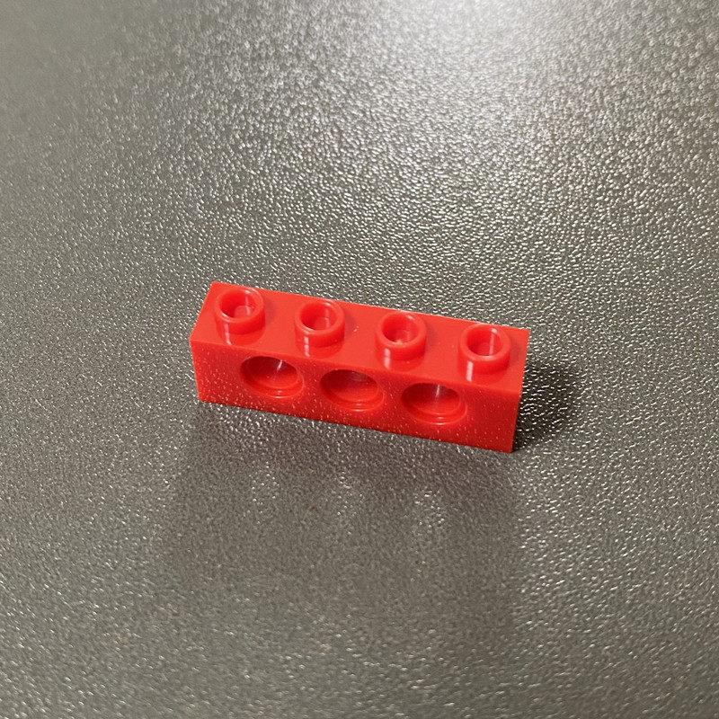 Совместимый строительный блок 3701 отверстие кирпичные детали, технологическое машиностроение строительные блоки запасные части 1X4 толстый кирпич с 3 отверстиями выпуклости