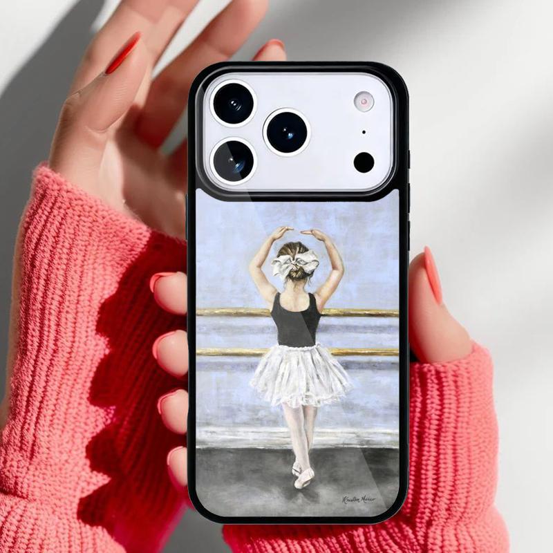 Чехол для телефона Арт Девочка Балерина Балетный Танец для iPhone 17 16 15 14 13 Pro Max Задняя крышка для 12 11 Pro Coque