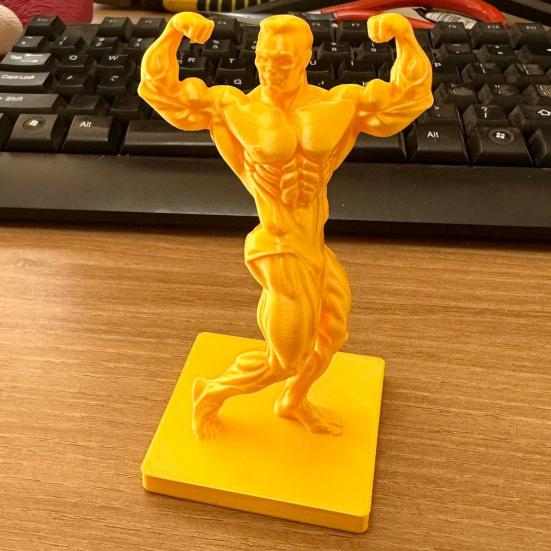 3D-печатная фигурка Мускулистого Мужчины Забавная Золотая Фигурка Мужчины-Бодибилдера Коллекционная Мускулистая Мужская Настольная Скульптура для Мужчин, Занимающихся Фитнесом