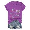 4th Of July Graphic T Shirts Vneck Short Sleeve Tee 17762026 250th Birthday Tshirt Coquette Bow July 4th Summer Clothes
