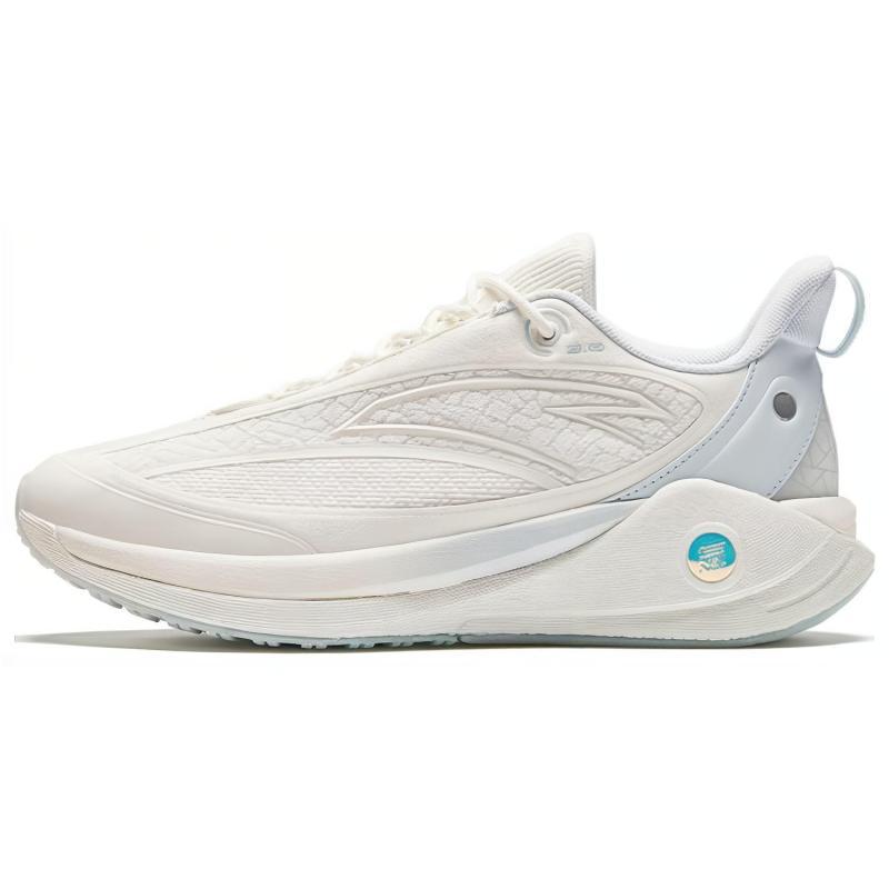 Anta C37 Series C37 Slip-Resistant Low-Top Running Shoes Women's White Gray Sneakers 922345537-2