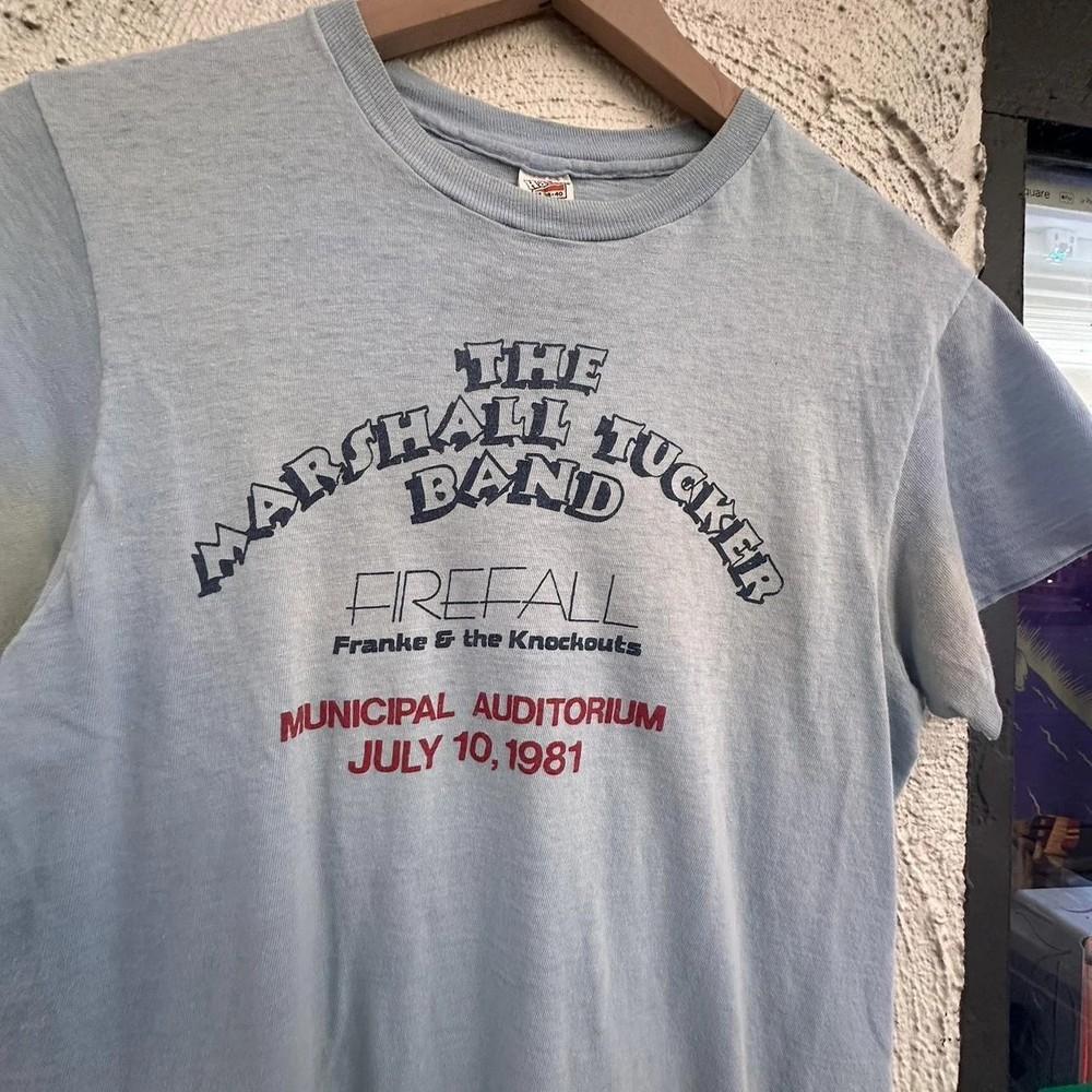 Ремейк 1981 года Marshall Tucker Band футболка унисекс с коротким рукавом Перепечатка Серая