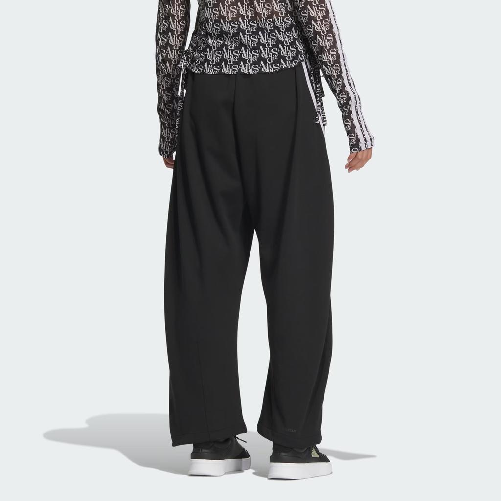 Adidas Джоггеры Dance Interlock с женским низом в три полоски с цветными блоками, черный JI9777