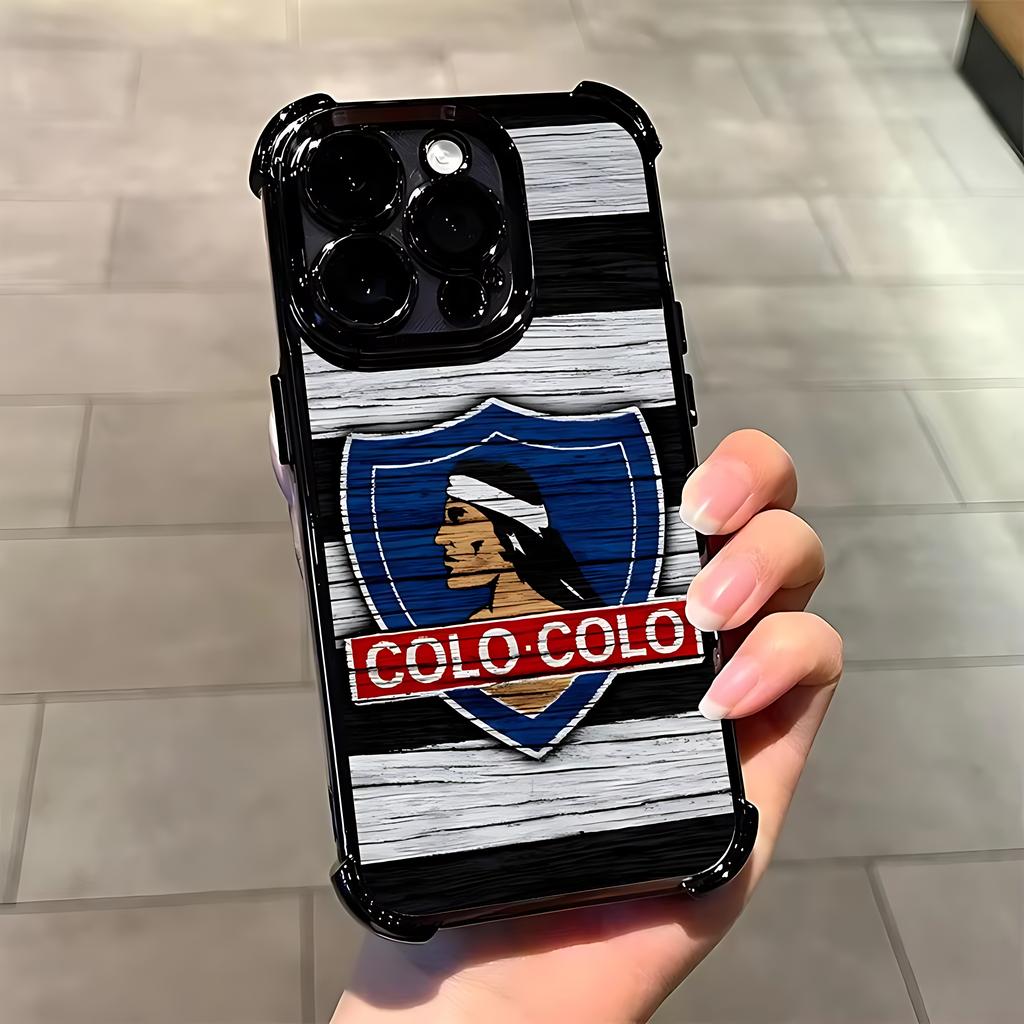 Клуб Сосиал и Депортиво Коло Покрытие Чехол для Телефона Для iPhone 17 16e 16 15 14 13 12 11 Pro Max XR 8 Mini Air Plus Защита от Падения Подушка Безопасности