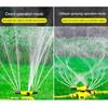 Automatic Lawn Sprinkler 3-Arm Adjustable 360-Degree Rotating Garden Sprinkler Water Sprinkler Garden