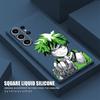Чехол для телефона My Hero Academy для Samsung Galaxy Note 20 Ultra S20 S23 Ultra S21 S22 Note 10 Plus 8 9, мягкий квадратный жидкий чехол
