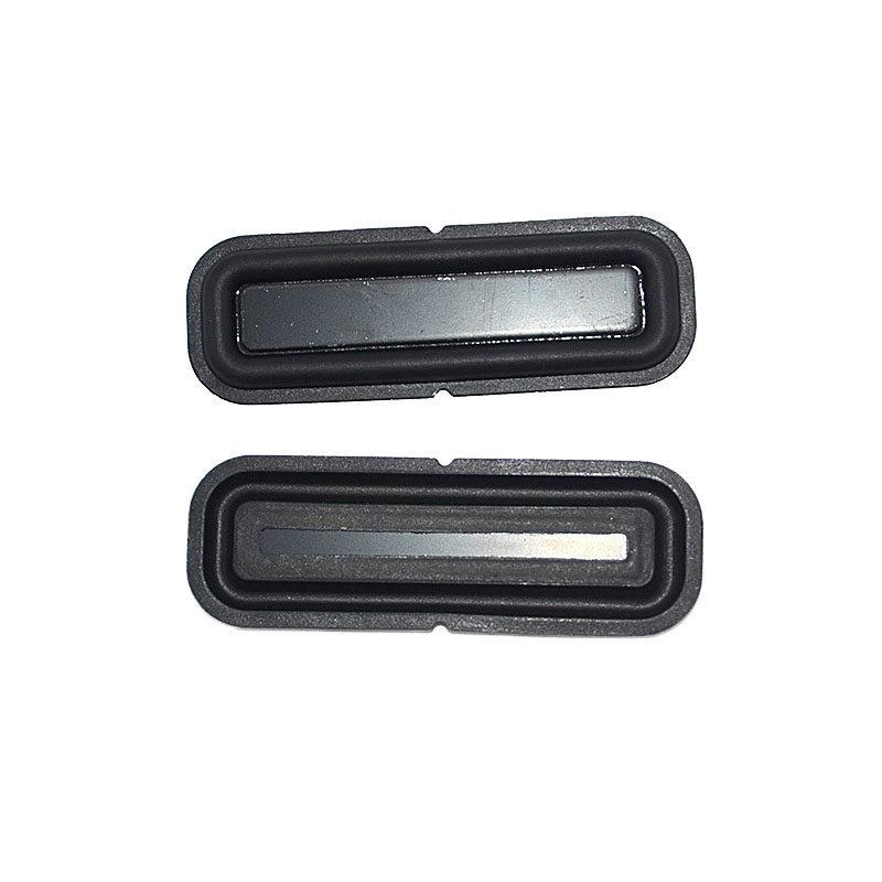 4" Vibration Plate, Racetrack Passive Bass Speaker Component, Rubber Diaphragm