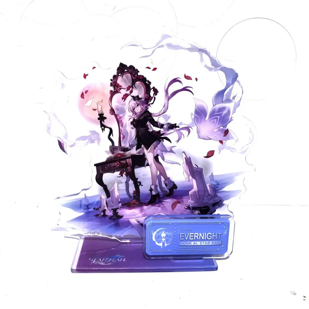Игровая фигурка Honkai: Звездный Экспресс Воскресенье Цзяо Цю Юнь Ли Светлячок Цзин Лю Акриловая Подставка Модель Пластина Косплей Аниме Брелок Подарок для Фанатов