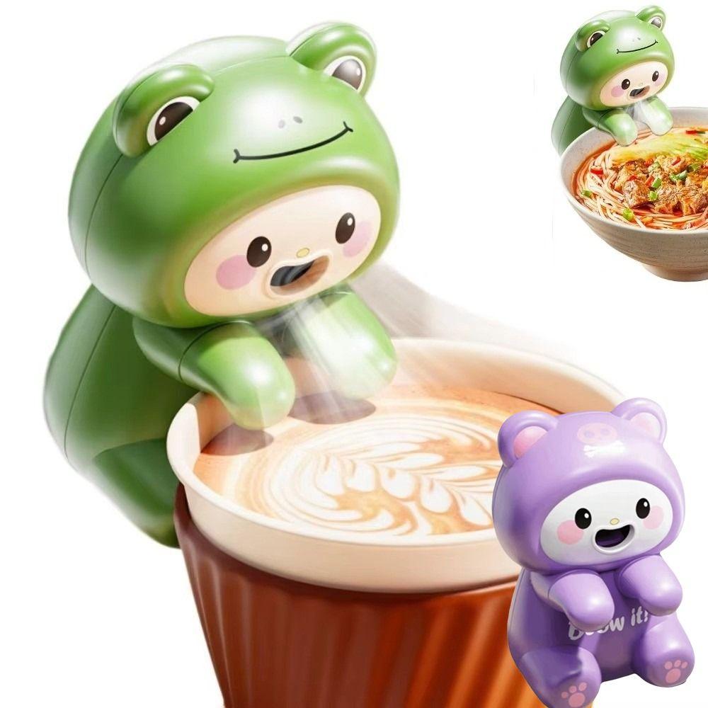 Mini Electric Fan Noodle Cooling Fan ABS Clip-On Fan New Handheld Cooling Fan Hot Food Cooling