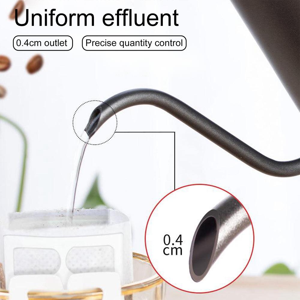 350 мл капельный чайник для кофеварки из нержавеющей стали с узким носиком и длинным горлом, ручные капельные кофейники