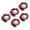 5Pcs RC Car LED Light Kit 24.8in 6LED Per Piece Durable Silicone Easy Operation 6Leds RC Car Light