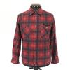 Made In Japan / Corefighter / Long Sleeve Flannel Work Shirt [Men's S / Red Check] 90s? Vintage / Tops / Shirts(USED)