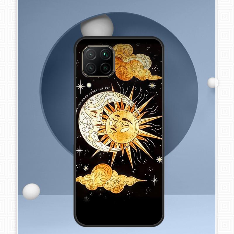 Чехол Sun Moon для Huawei Nova 12s 12i 11i 8i Y91 Y60 Y70 Y72 Y90 Y61 9 10 SE P20 P40 Lite P30 P60 Pro