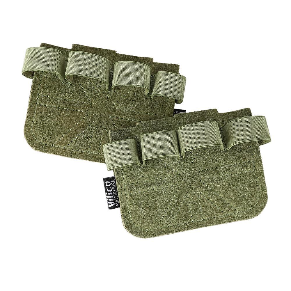 1Pair Leather Weight Lifting Training Gloves Palm Protection Weightlifting Hand Protect Pad Fitness