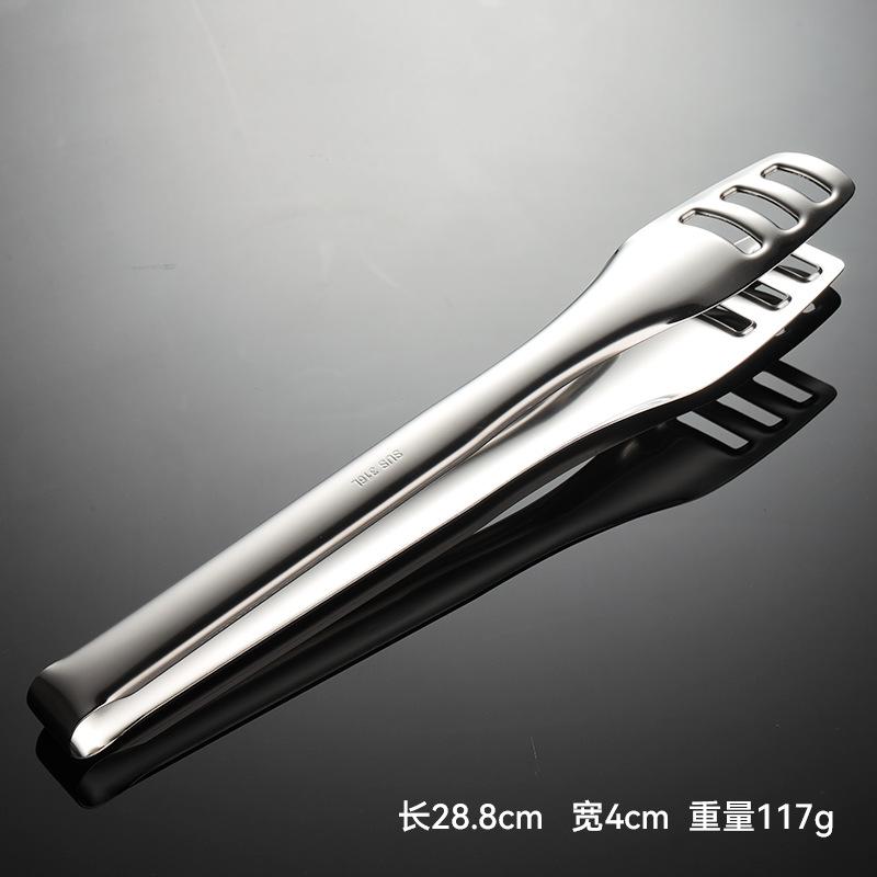 316 stainless steel square head food clip WM multi-specification steak clip bread clip barbecue clip camping utensils