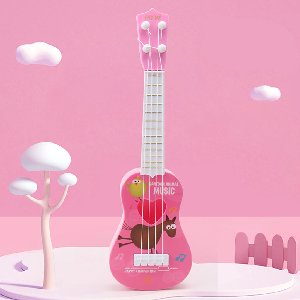 Children's Simulation Instrument Yukrili, Mini Guitar, Can Play Early Education Enlightenment Music Toys