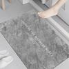 Коврик для туалета из мраморной диатомовой грязи, быстросохнущий, впитывающий, коврик для ног, для ванной комнаты, грязный, легко ухаживать, нескользящий коврик